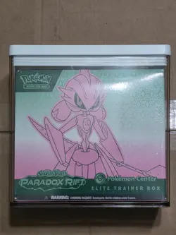 Paradox Rift Iron Valiant Elite Trainer Box ETB Pokemon Center Exclusive, Sealed - Image 1