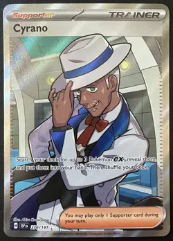 Cyrano 230/191 Ultra Rare Surging Sparks Pokemon Near Mint - Image 1