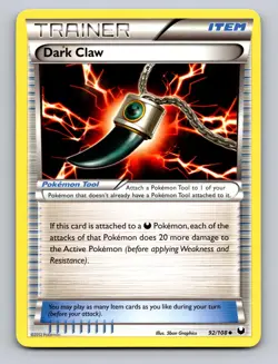 DARK CLAW 92/108 UC DARK EXPLORERS POKEMON NM - Image 1