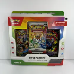 Pokemon TCG First Partner Illustration Collection Series 1 New Factory Sealed - Image 1