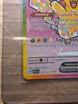 Pokemon Pikachu EX 277/217 SIR Ascended Heroes NM/M - Image 4