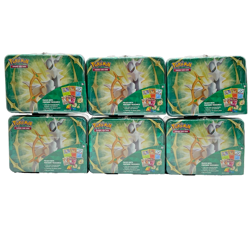 Lot of (6) Pokemon TCG 2022 Spring Treasure Chest Tins SEALED/NEW - Image 1