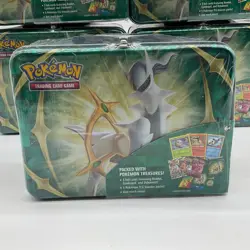 Lot of (6) Pokemon TCG 2022 Spring Treasure Chest Tins SEALED/NEW - Image 2