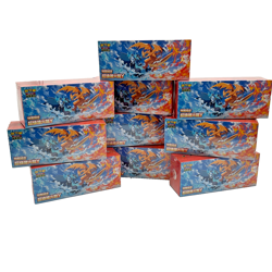 Lot of (10) POKEMON TCG CHINESE MEGA EVOLUTION CHARIZARD Y SPECIAL BOX GIFT SET - Image 1