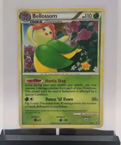 2010 Pokemon TCG HeartGold & SoulSilver Undaunted Bellossom HOLO Rare 1/90 NM - Image 2