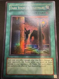 YU-GI-OH DARK ROOM OF NIGHTMARE PGD-082 SUPER RARE NM UNLIMITED - Image 1