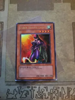 YUGIOH CYBER HARPIE LADY SP1-EN001 ULTRA LIMITED ED MP - Image 2