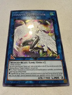 Yu-Gi-Oh Harpie Conductor BLHR-EN047 1st Ed Secret Rare MP/HP (see photos) - Image 1