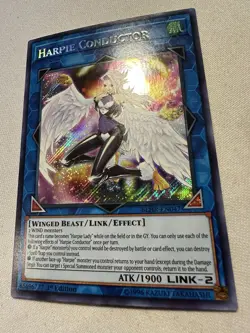 Yu-Gi-Oh Harpie Conductor BLHR-EN047 1st Ed Secret Rare MP/HP (see photos) - Image 3