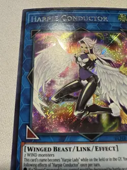 Yu-Gi-Oh Harpie Conductor BLHR-EN047 1st Ed Secret Rare MP/HP (see photos) - Image 4