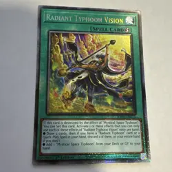 Yu-Gi-Oh! Radiant Typhoon Vision Rarity Collection 5 1st Edition Holo RA05-EN075 - Image 1