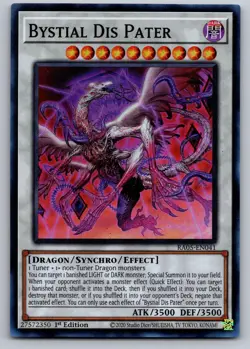 BYSTIAL DIS PATER RA05-EN041 SR RARITY COLLECTION 5 YU-GI-OH NM/M - Image 1