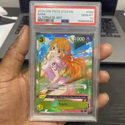 2026 ONE PIECE NAMI ALTERNATE ART STARTER DECK ST29-EGGHEAD #008 PSA 10 Read! 😬 - Image 1