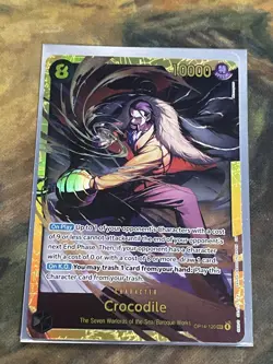 One Piece CCG Crocodile OP14-120 SEC - English - PACK FRESH MINT - Image 1