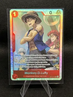 Monkey.D.Luffy OP14-013 The Azure Sea's Seven One Piece SR NM/M - Image 1