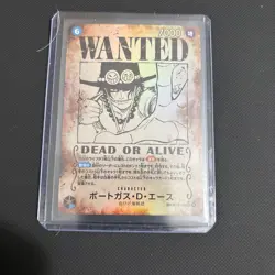 Portgas.D. Ace OP13-119 SEC SP Wanted Japanese One Piece Carrying on His Will NM - Image 1