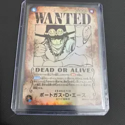 Portgas.D. Ace OP13-119 SEC SP Wanted Japanese One Piece Carrying on His Will NM - Image 5
