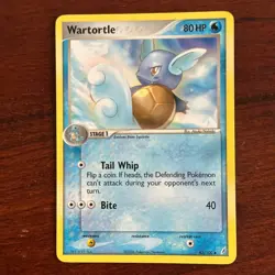 Wartortle 43/100 Uncommon EX Crystal Guardians Pokemon Card - Image 1