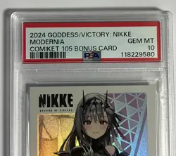 PSA 10 GODDESS OF VICTORY NIKKE COMIKET 105 BONUS CARD MODERNIA - Image 3