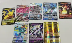 Pokemon TCG Jumbo Card Lot Pikachu V Venusaur VMAX Blastoise VMAX Charizard GX - Image 1