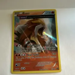 Pokemon Entei XY Ancient Origins 15/98 Reverse Holo Rare Basic Θ Double 130HP - Image 1