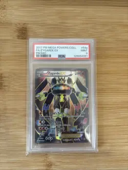 Pokemon TCG 2017 Zygarde EX 54a/124 Alternate Art Promo PSA 9 - Image 1