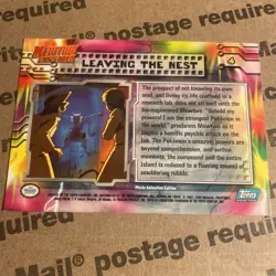 Pokemon TCG Leaving the Nest Pokemon Topps Mewtwo Strikes Back 4 - Image 2
