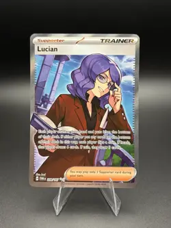Lucian Trainer Full Art Ultra Rare Pokemon 208/167 Twilight Masquerade TCG - Image 1