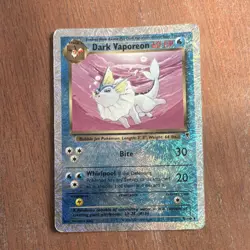 Pokemon TCG Dark Vaporeon Legendary Collection Reverse Holo Rare 9/110 - Image 2