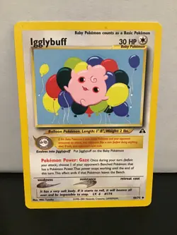 Igglybuff 40/75 Pokemon Neo Discovery Uncommon - Image 1