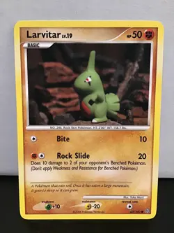 Larvitar Pokemon Stormfront Common 63/100 - Image 1