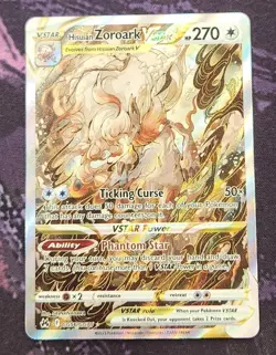 Pokemon: Crown Zenith: Galarian Gallery: Holofoil Hisuian Zoroark VSTAR: LP Con - Image 1