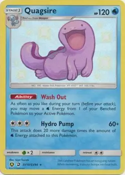 NM-Mint Quagsire - SV10/SV94 - Shiny Holo Rare Pokemon Hidden Fates: Shiny Vault - Image 1