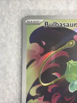 Pokemon TCG Bulbasaur Illustration Rare Full Art Holo 133/132 - Image 2