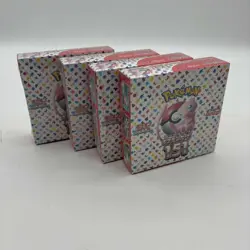 Lot of (4) Pokemon TCG Japanese 151 SV2a Booster Boxes SEALED NEW - Image 1