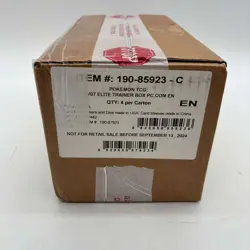 Pokemon Center Stellar Crown PC Elite Trainer Box SV07 SEALED CASE - Image 1