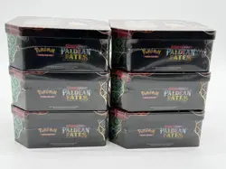 Lot of (6) Pokemon TCG Paldean Fates Charizard ex SEALED TINS - Image 2