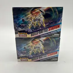 Lot of (2) Pokemon TCG Brilliant Stars Build & Battle Stadium Boxes SEALED - Image 1