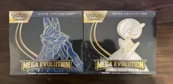 Pokemon TCG Mega Evolution Elite Trainer Box Lucario ETB Sealed Lot Of Two! - Image 1