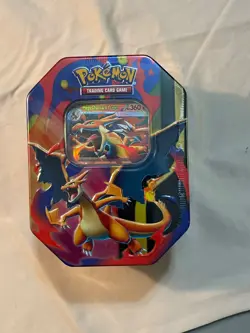Pokemon Mega Charizard Y EX Tin (Pokemon TCG Sealed) - Image 1