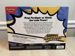 Pokemon: Mega Evolution Ascended Heroes Mega Feraligatr ex Box Factory-Sealed - Image 2