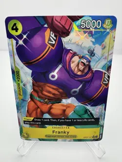 Franky OP07-107 (Alt Art) R Card Game 500 Years in the Future One Piece - Image 1