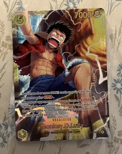 Monkey.D.Luffy SEC OP15-119 Sky Island/Snow Hat Crew Holo 5 Cost 7000 Power - Image 1