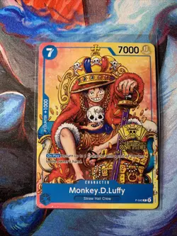 Monkey.D.Luffy (2nd Anniversary Stamped Promo) P-043 One Piece Promotion... - Image 1