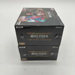 Lot of (2) One Piece TCG OP-09 Emperors In The New World Booster Boxes SEALED - Image 2