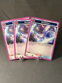 3x Union Arena UE17BT/SLG-1-040 U - Mutilation - Solo Leveling EN NM - Image 1