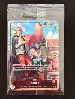 Shanks (2025 PSA Magazine Promo) OP09-001 One Piece Promotion Cards Foil Sealed - Image 1