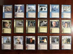 Decipher Lord Of The Rings TCG 18 Rare Card Lot - Image 1