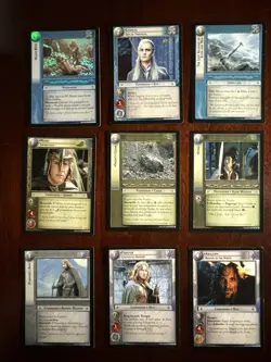 Decipher Lord Of The Rings TCG 18 Rare Card Lot - Image 2