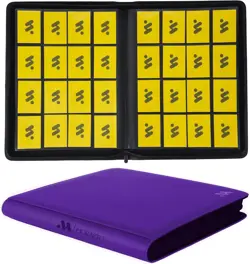 Card Binder 16 Pocket,Trading Card Binder Holds up to 1408 Cards with 44 Sleeves - Image 1
